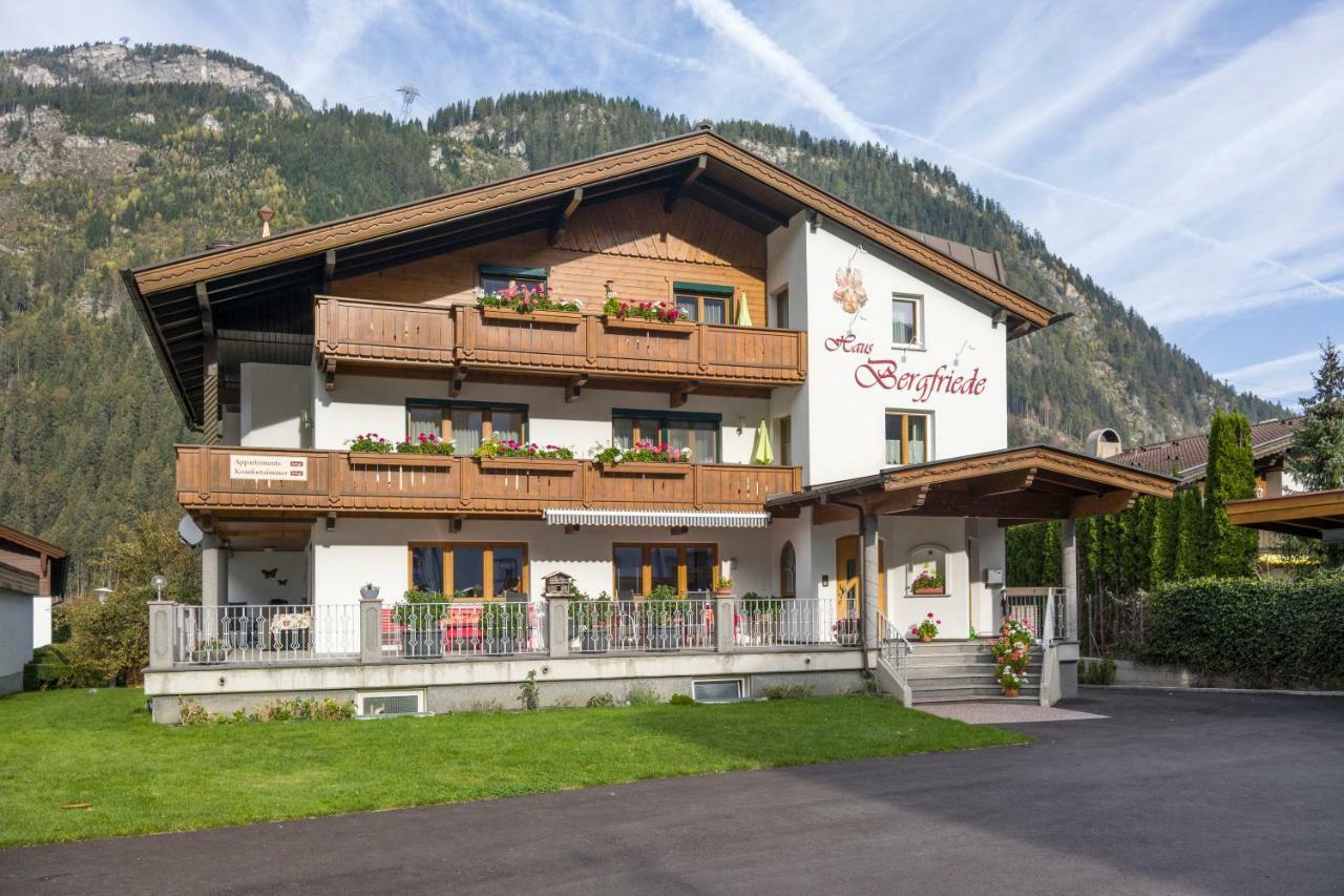 Haus Bergfriede Hotell Mayrhofen Eksteriør bilde